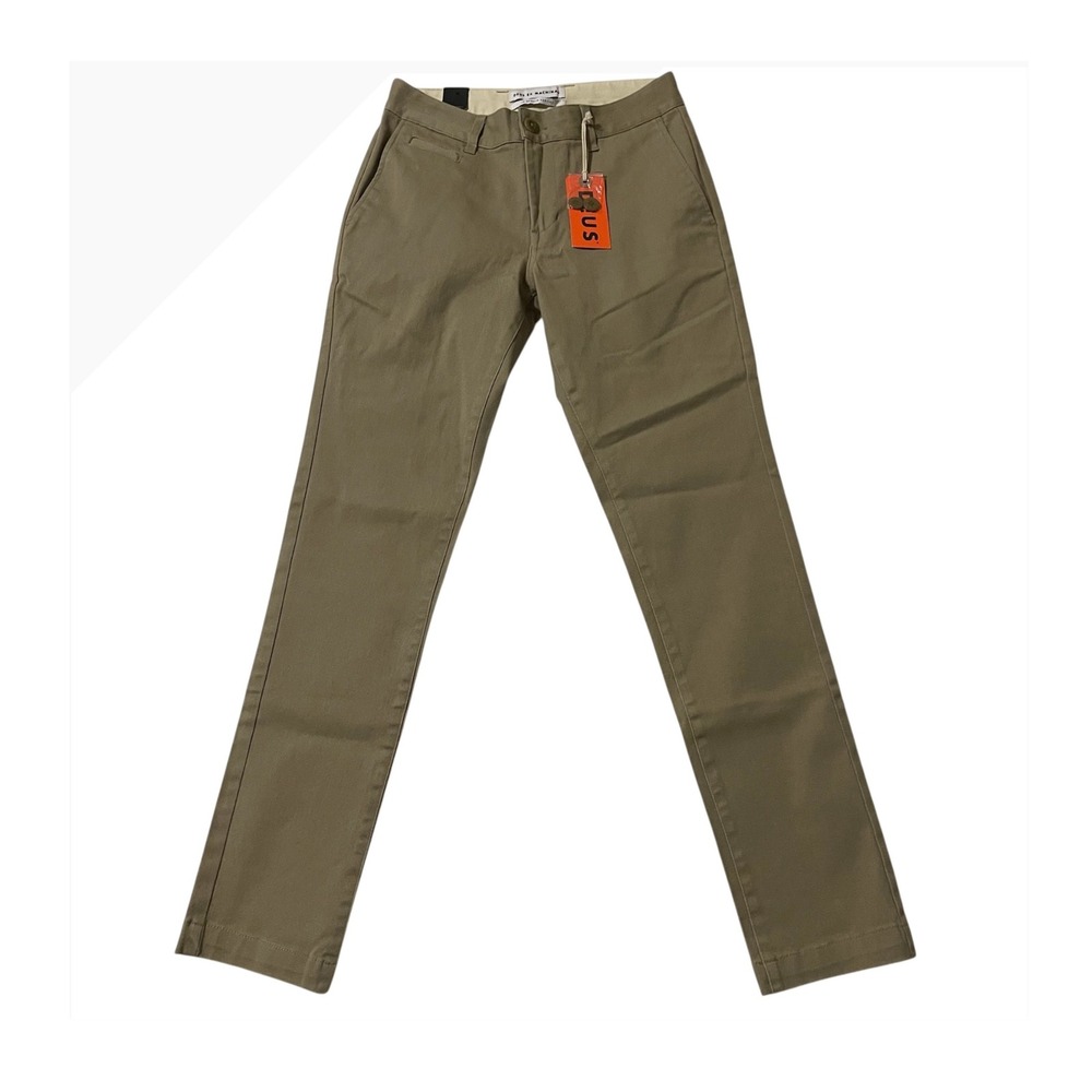 Deus Ex Machina Ford Pant Mens Size 28X31 Slim Washed Sand Chino Motorcycle Bike
